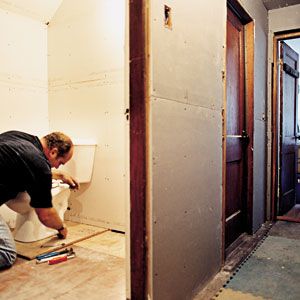 HERE'S HOW: Install a toilet in an area with no drain