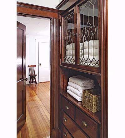 Renovated linen storage