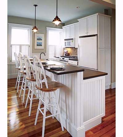 Renovated kitchen island