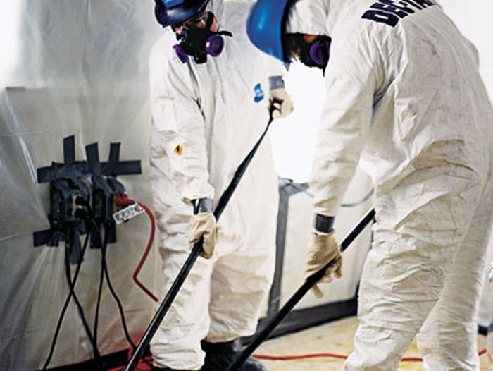 cleanup of asbestos from a home