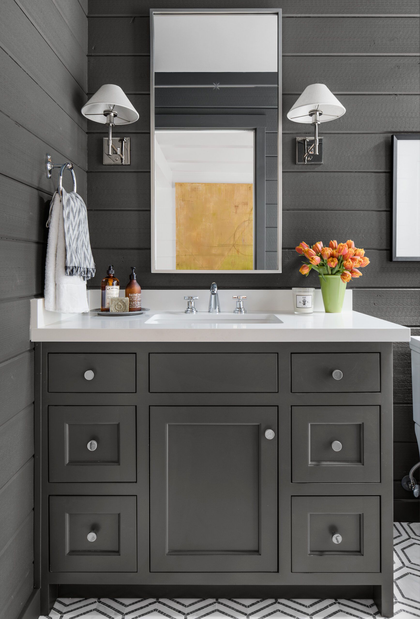 Small-Bathroom Before and After: Smart Paint Opens Up a Space - This Old  House