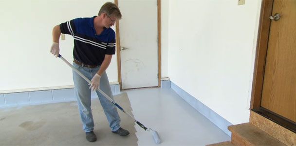 How to Upgrade a Garage Floor with an Epoxy Coat - This Old House