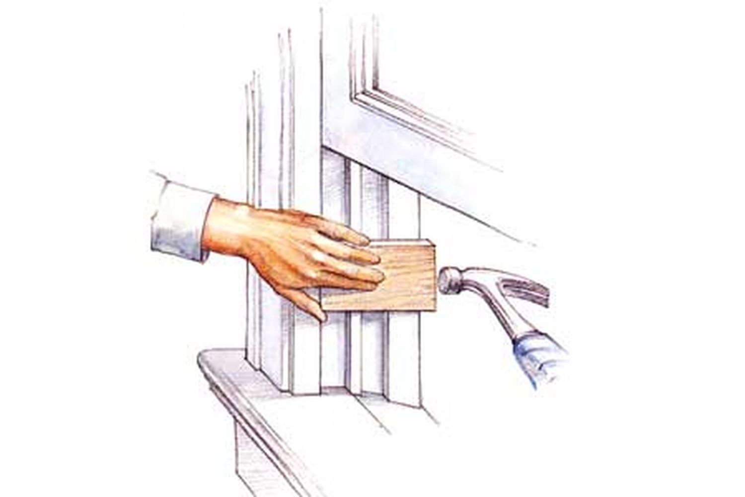A fast fix for a stubborn sash.