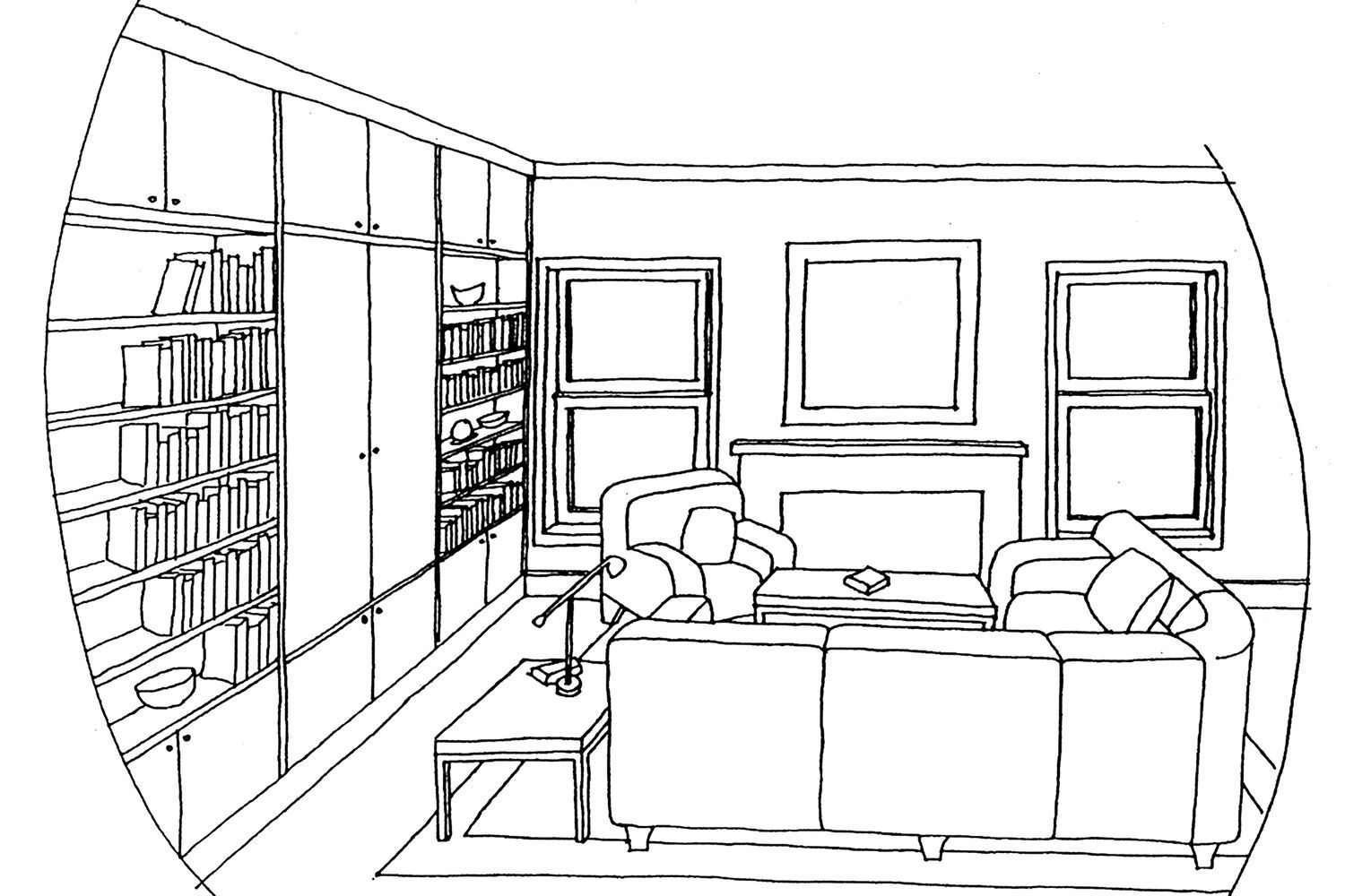 Living room layout