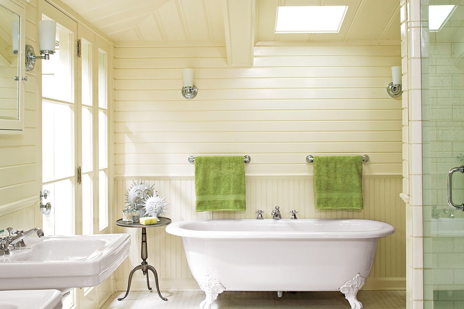 A newly renovated bathroom.