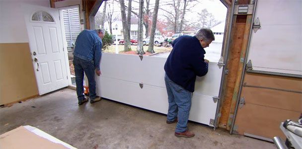How to Install a Garage Door - This Old House