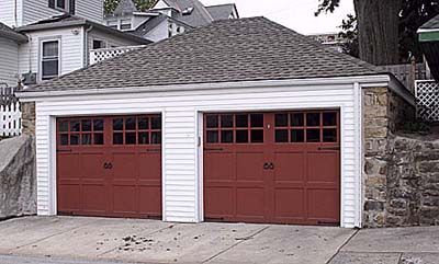 Accessorized Garage Door