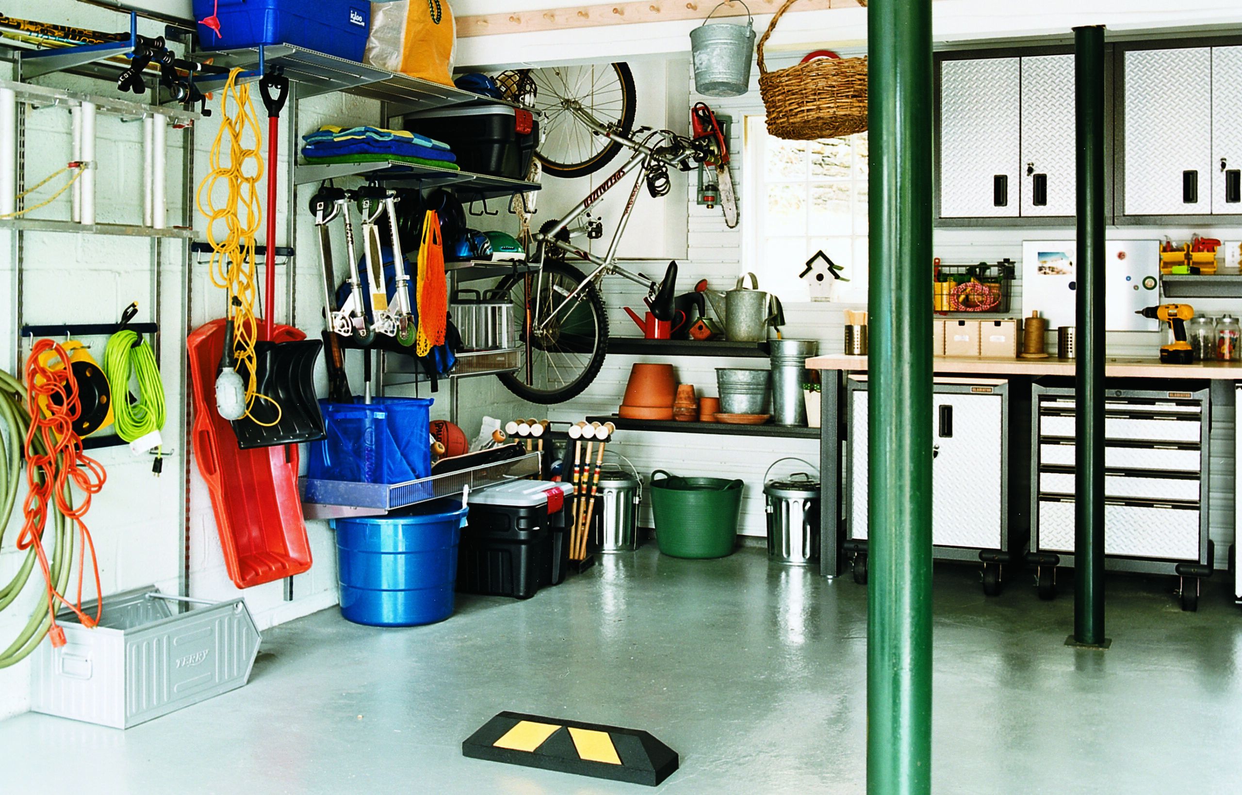 Garage Organization That Gets Stuff OFF the Floor