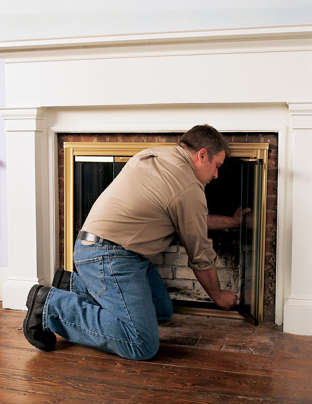 Fireplace Glass Doors Installation in 8 Steps - This Old House