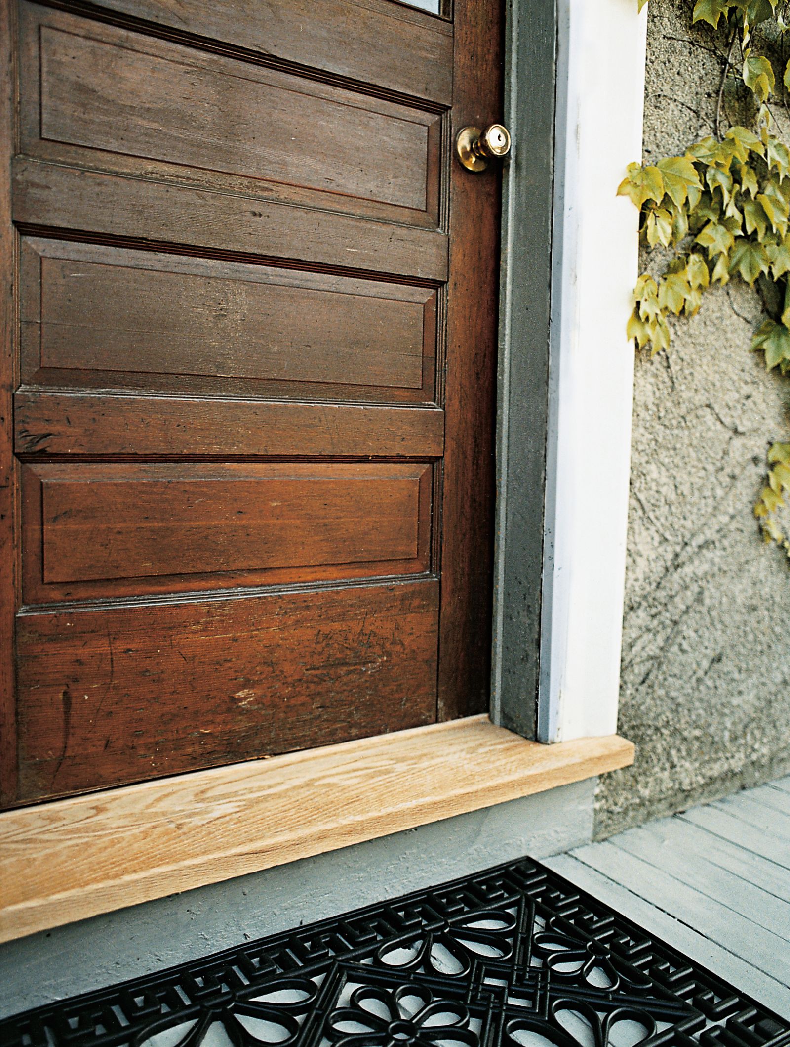 Thin Door Mat  When There Isn't Much Space Under The Door