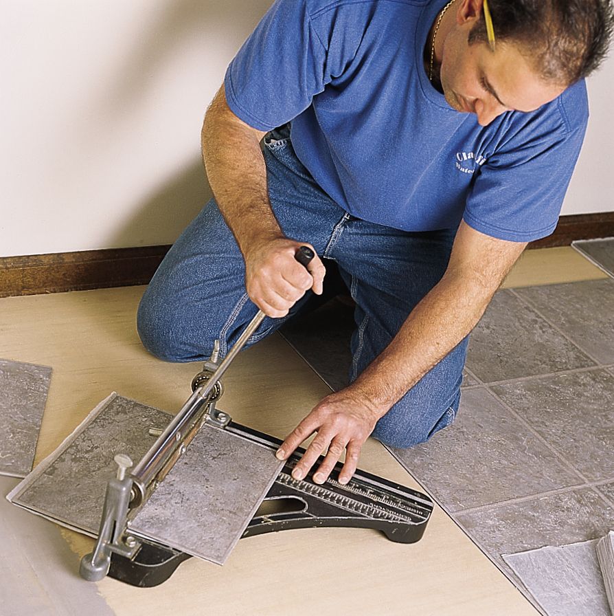 How to Lay a Vinyl Tile Floor - This Old House