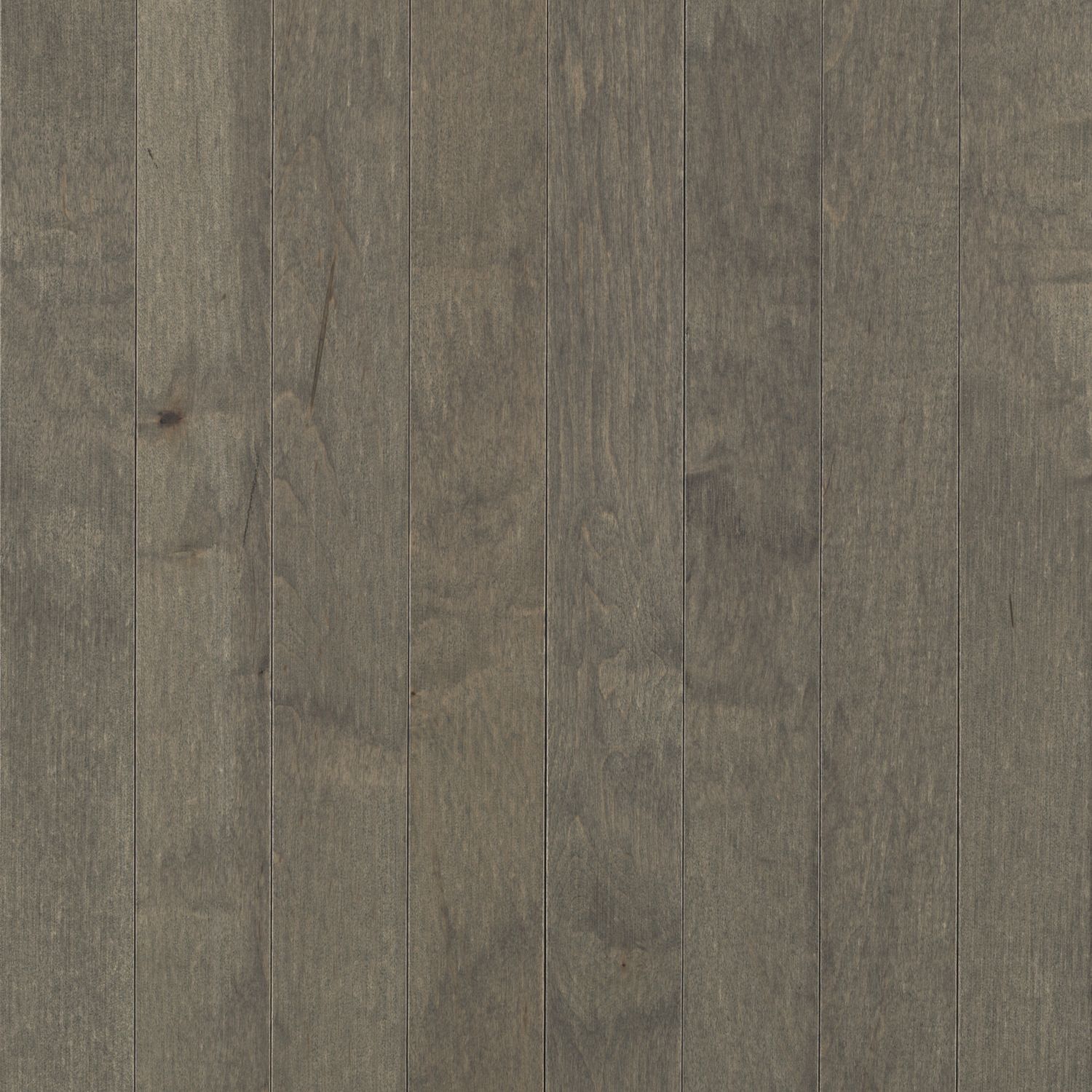 A close look at the grain of prefinished wood flooring.