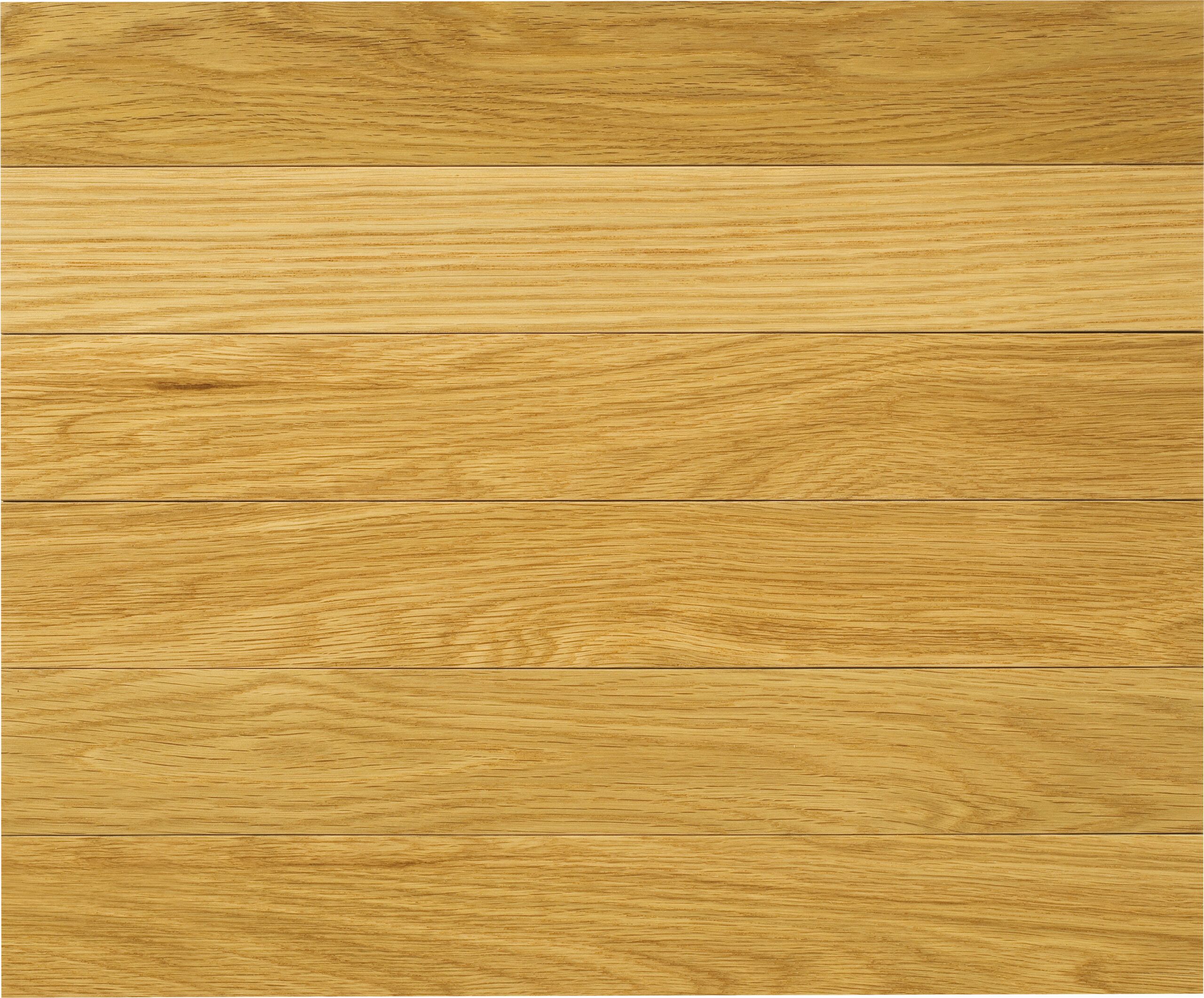 Traditional oak prefinished wood flooring.