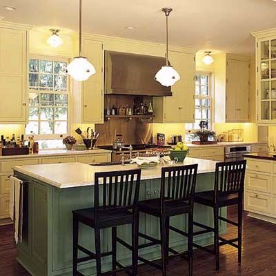 Kitchen island in a sink.