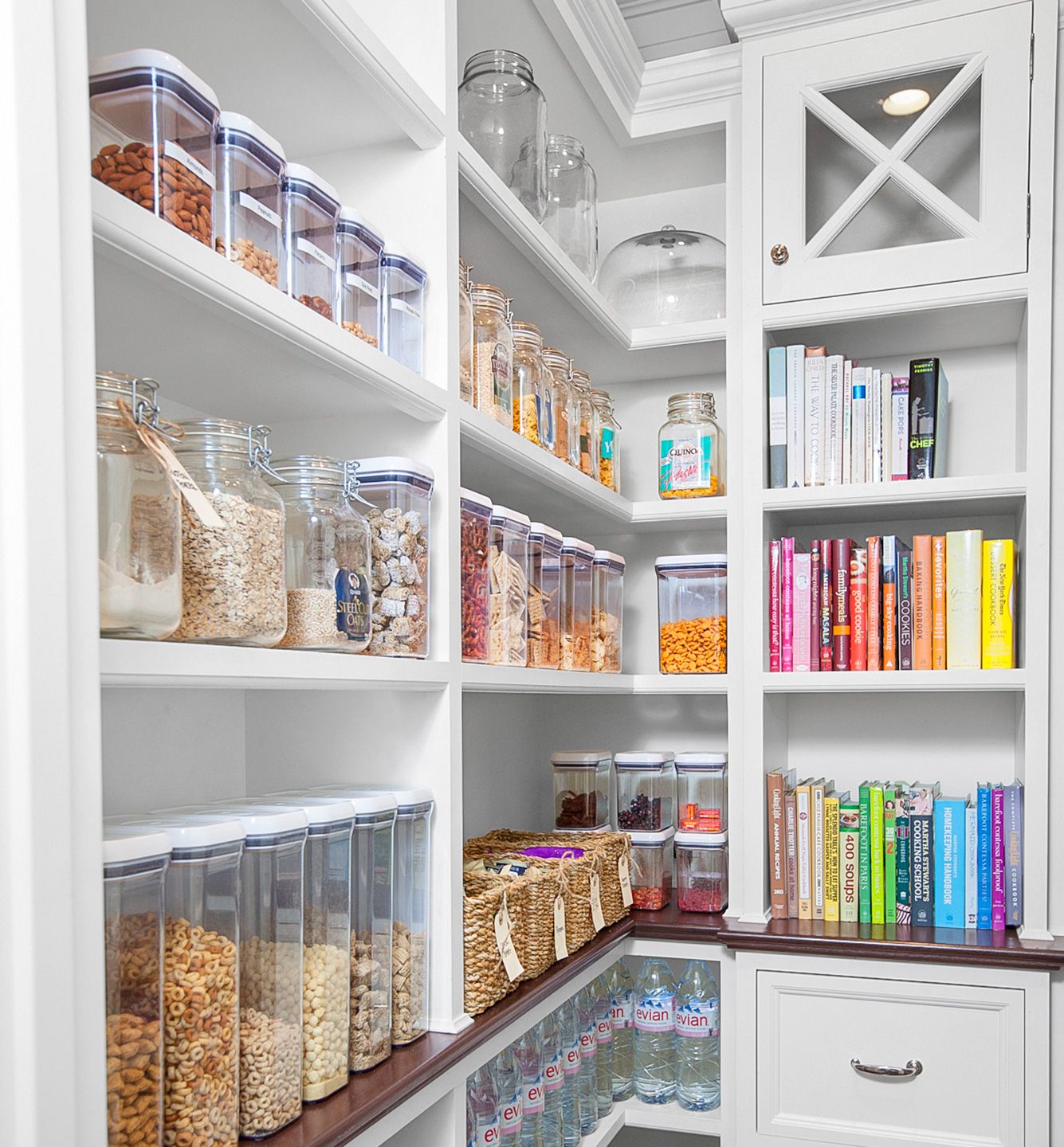 Shelf-Depth Pantry Bin with Divider