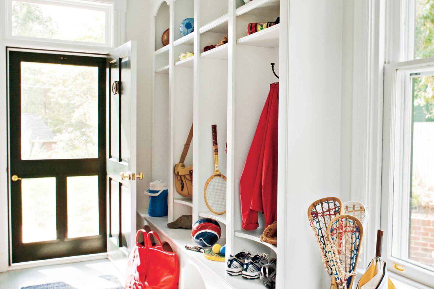 Mudroom at main entrance