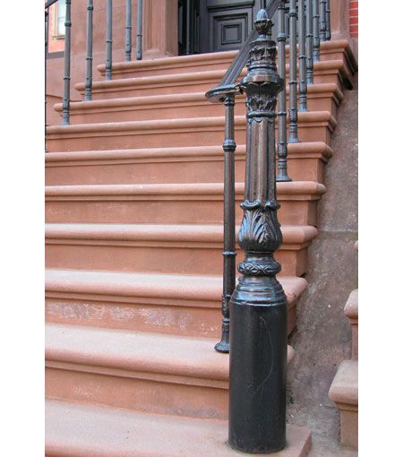 a newel post