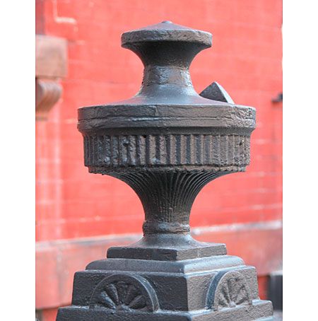 a Victorian classicism newel post