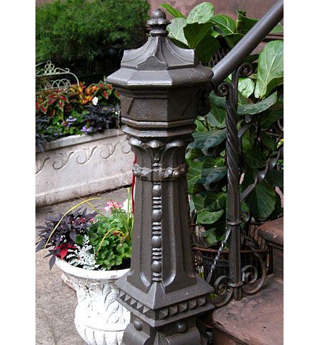 an Asian inspired newel post