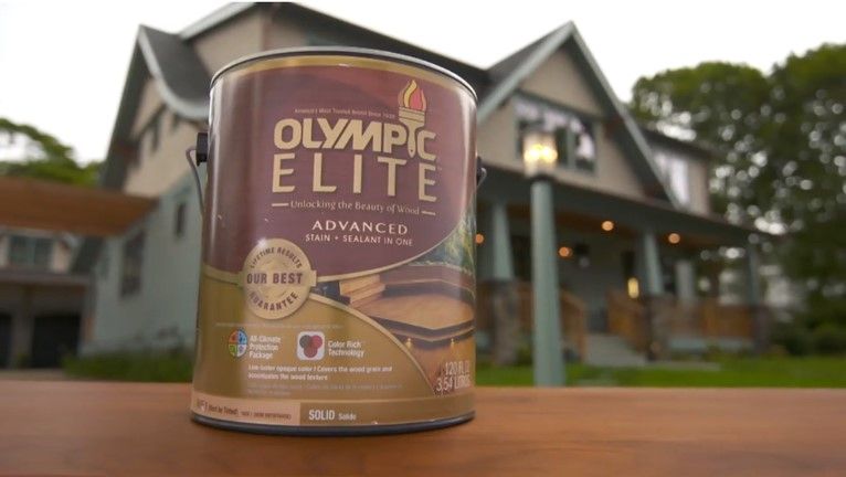 Exterior Wood Stain Colors - Mystic Black - Wood Stain Colors - Resurfacer  - Olympic