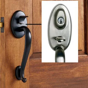 An image of an entry handleset.