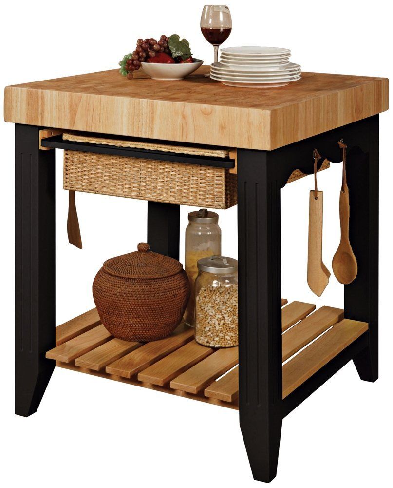 Frame Kitchen Console - Butcher Block