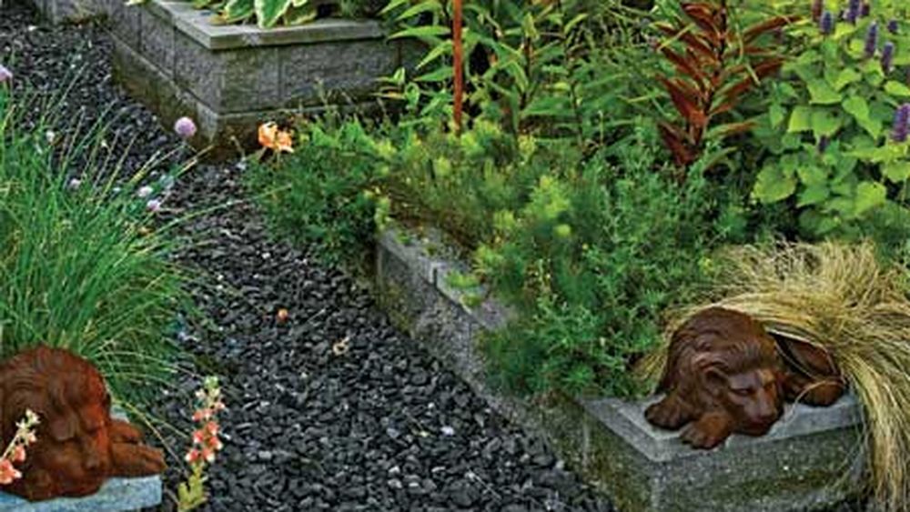 a raised planting bed