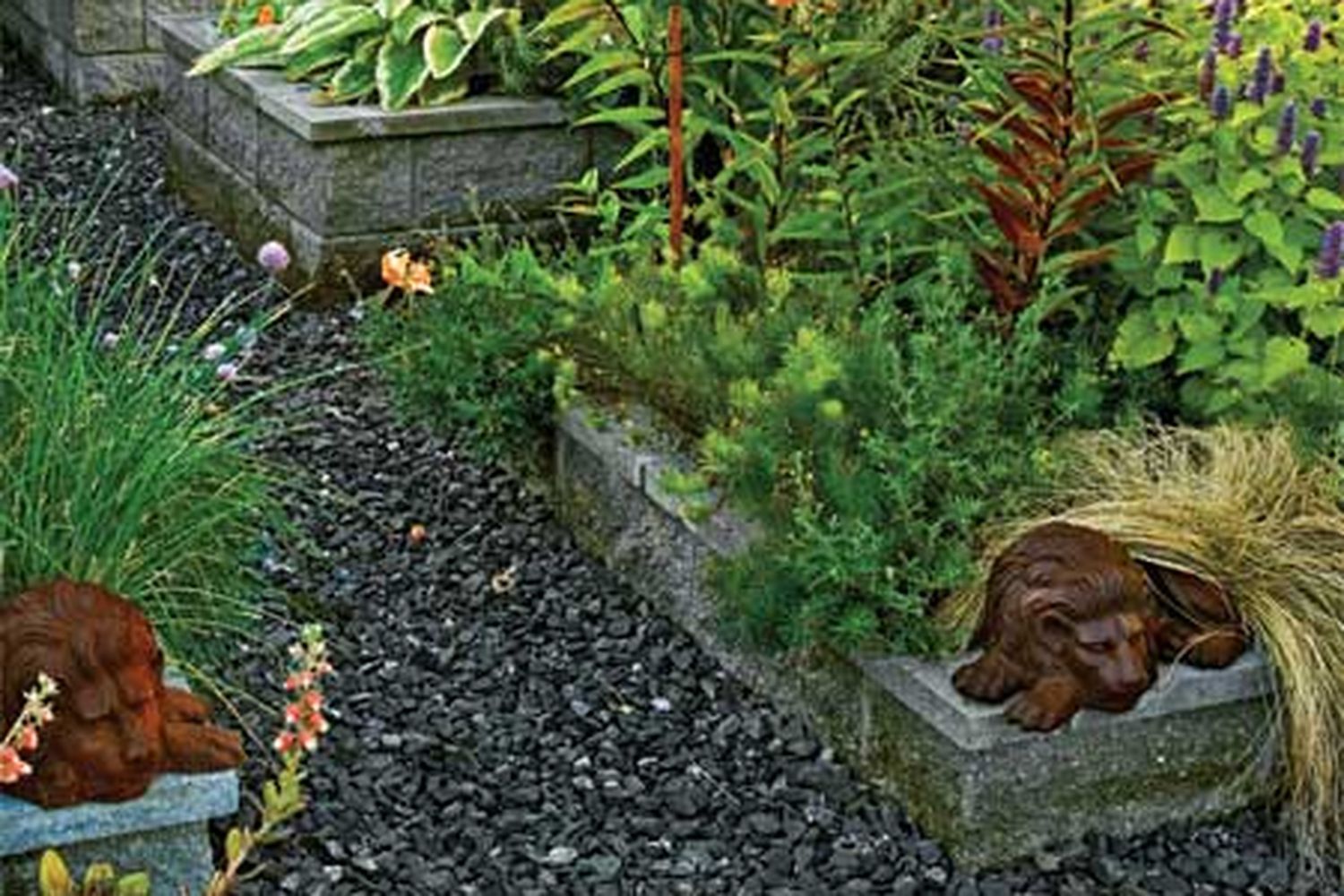 a raised planting bed