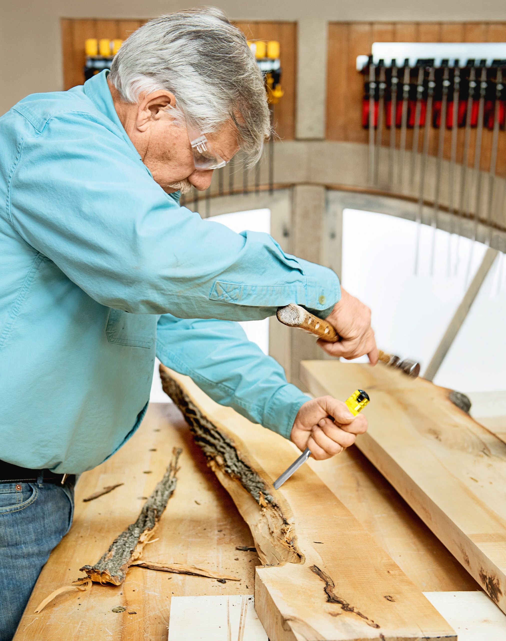 How to Turn a Wood Slab Into a Table - This Old House