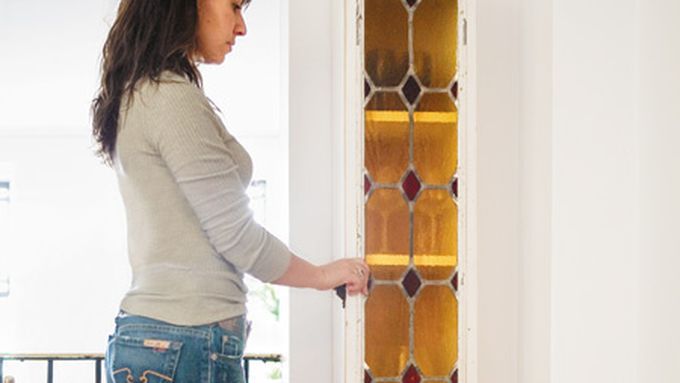 Image of a DIY stylish bar cabinet