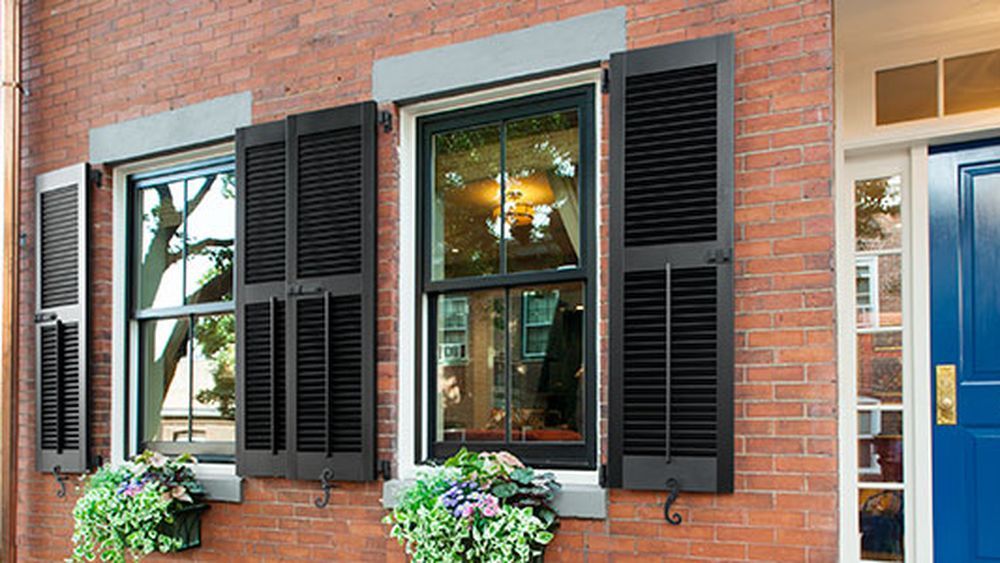 Brick With Black Shutters The Perfect Combination For A Striking Home 