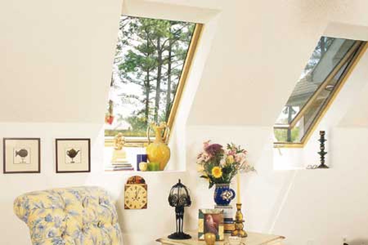 a completed skylight installation