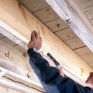 sistering floor joists with plywood