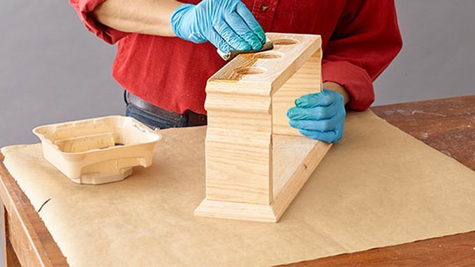 repairing a wood staining mistake