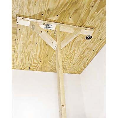 Securing plywood sheets