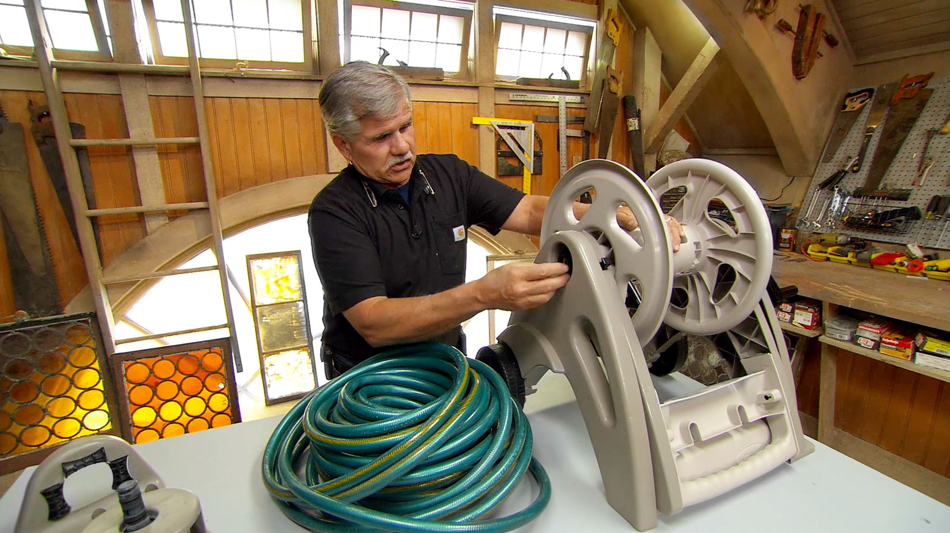 How to Reuse a Garden Hose Reel - This Old House