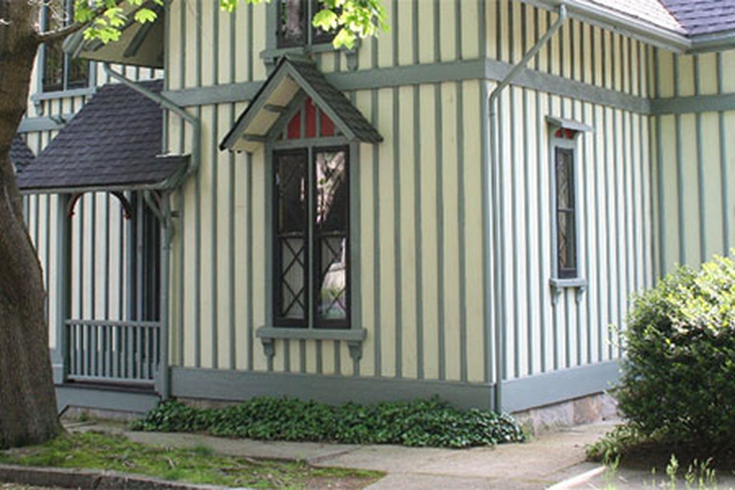 Board and batten siding