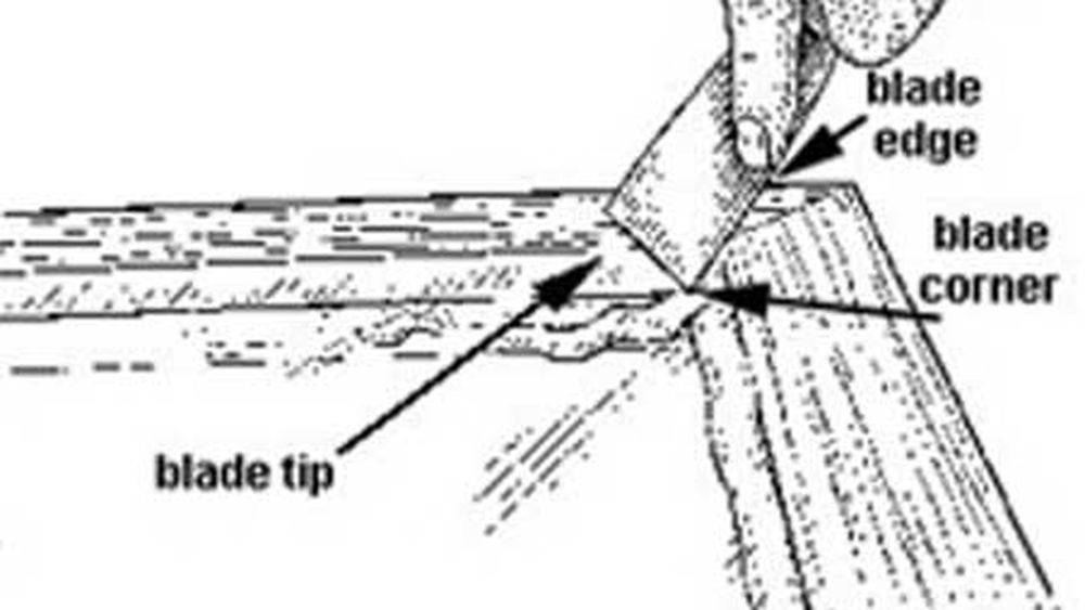 an illustration on how to use a putty knife