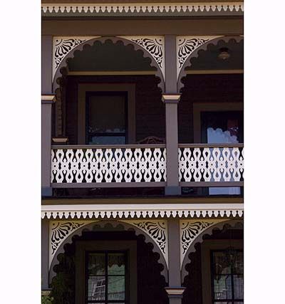 Two story veranda