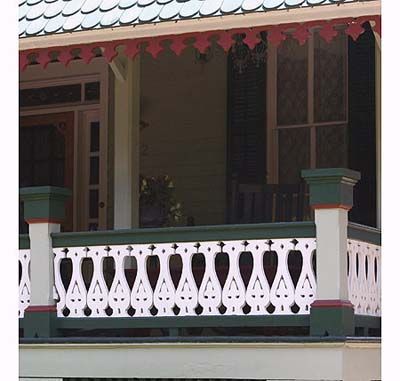 Gingerbread trim on roof