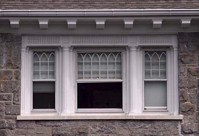 Window style inspired by various historic time periods