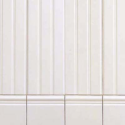 ceramic tile used for wainscoting