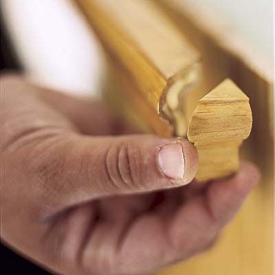 attaching a chair rail for wainscoting