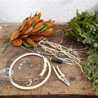 How to Make an Evergreen Wreath - This Old House