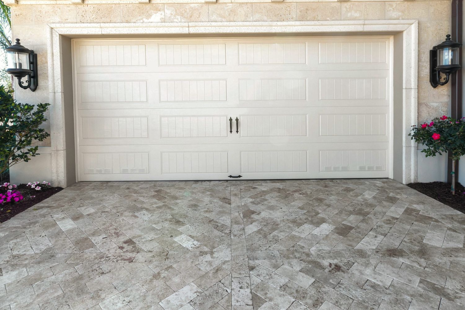 A planned driveway with curb appeal.