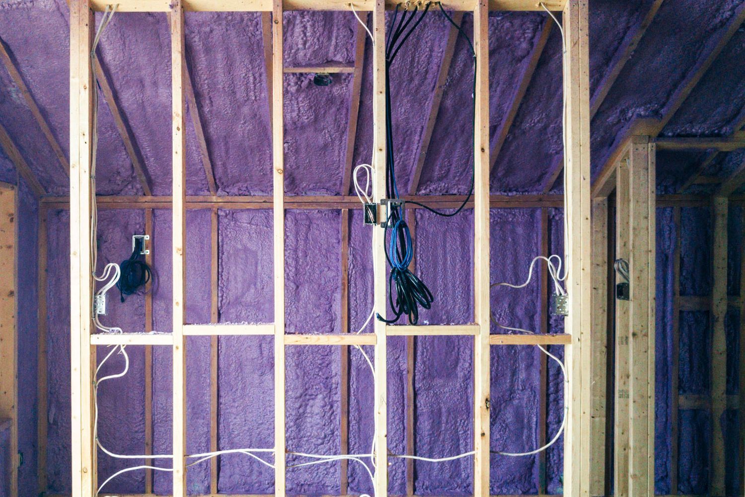 Insulation in an attic