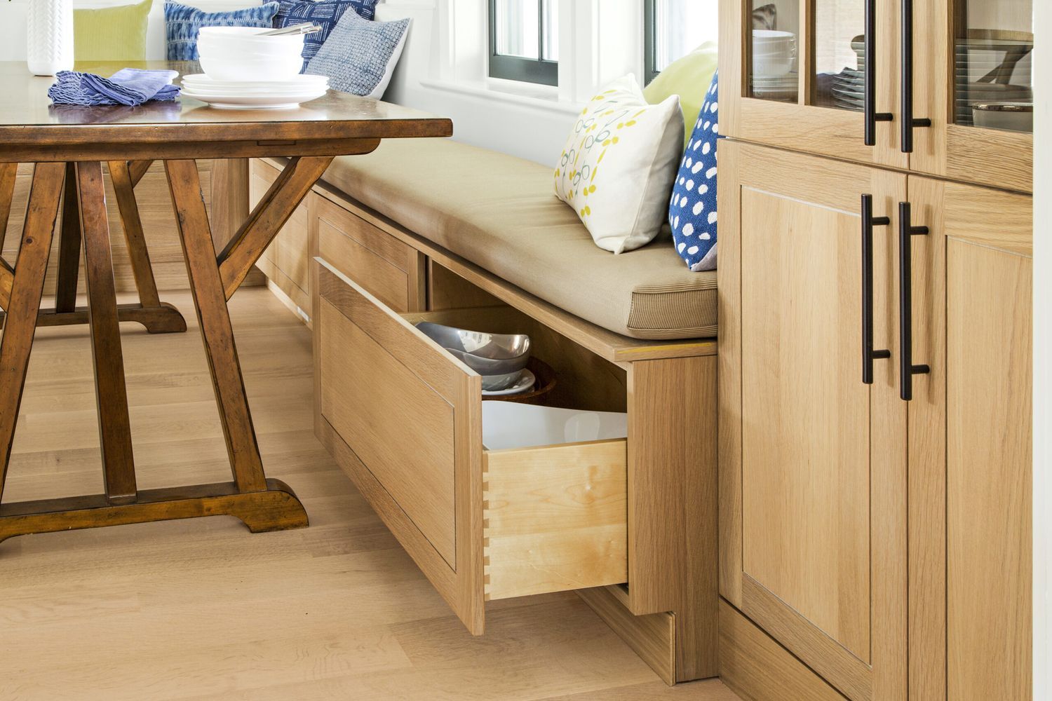 innovative storage solutions in a kitchen