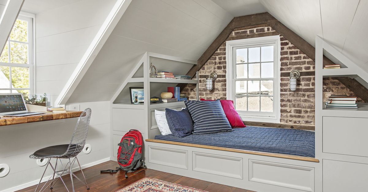 Bedroom in attic