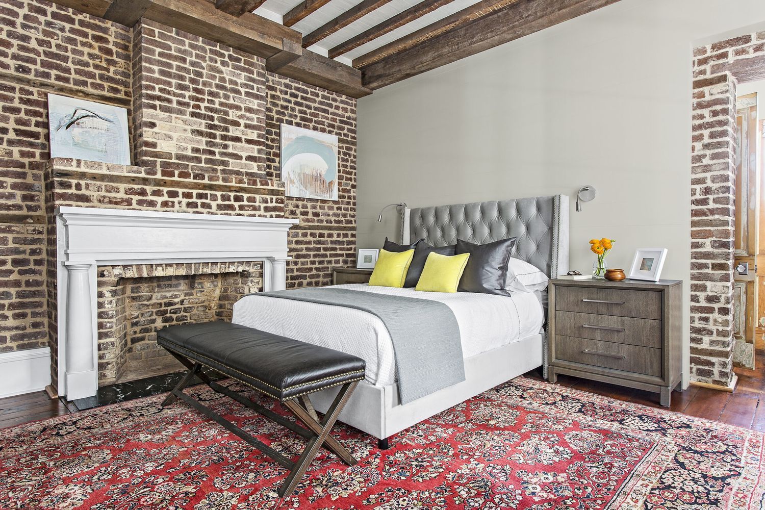 Image of a bedroom that was refreshed to give it a new look and style.
