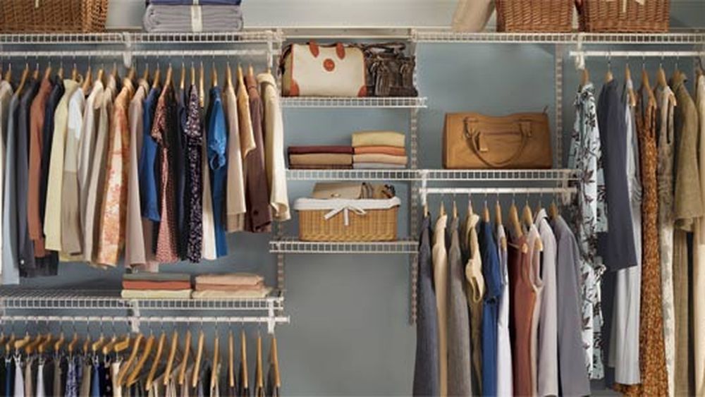 a closet organization system